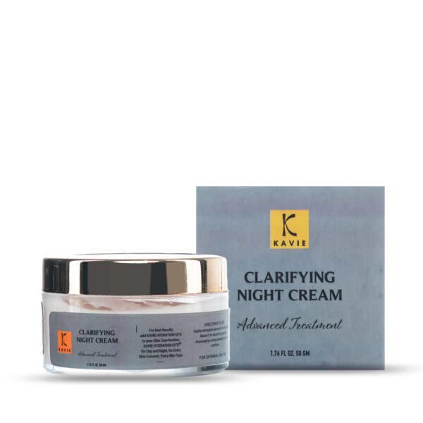 Clarifying Night Cream - with Retinol, Ashwagandha Advanced Skin Treatment for Men & Women