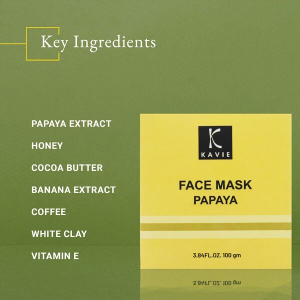 Face Mask Papaya-Pulling out Impurities, Helping Reduce Signs of Aging - Image 2