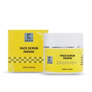 face scrub papaya with Niacinamide, vitamin e by kavie skincare