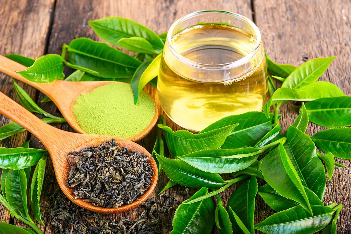 Advantages of green tea for skin